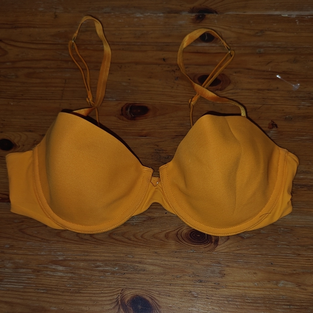 34B VS Very Sexy Pushup W/O Padding Orange Bra